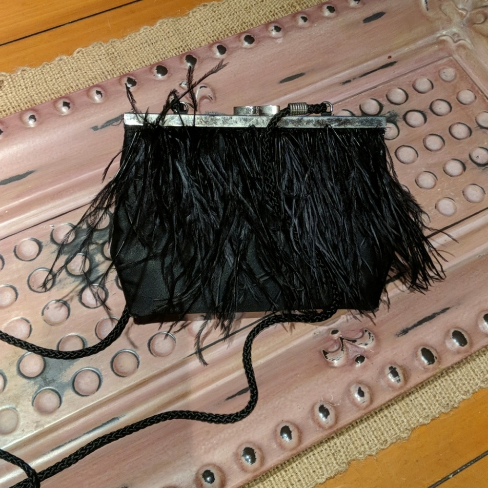 Vintage feather purse